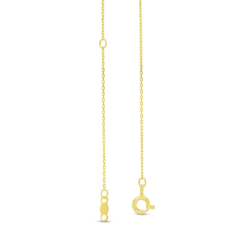 Main Image 3 of 1.00 CT. T.W. Certified Lab-Grown Diamond Cross Pendant in 10K Gold (I/I1)