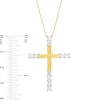 Thumbnail Image 3 of 1.00 CT. T.W. Certified Lab-Created Diamond Cross Pendant in 10K Gold (I/I1)