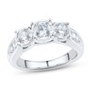 Thumbnail Image 1 of 1.95 CT. T.W. Diamond Three Stone Engagement Ring in 14K White Gold (I/I2)