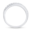 Thumbnail Image 3 of 0.23 CT. T.W. Diamond Polished Edge Band in 14K White Gold