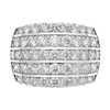 Thumbnail Image 2 of 2.95 CT. T.W. Diamond Five Row Ring in 14K White Gold