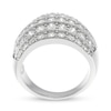 Thumbnail Image 3 of 2.95 CT. T.W. Diamond Five Row Ring in 14K White Gold