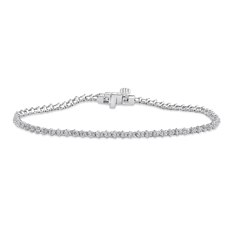 1.95 CT. T.W. Diamond Tennis Bracelet in 14K Gold|Peoples Jewellers