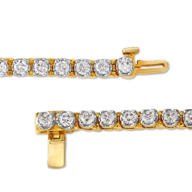 Main Image 3 of 5.0 CT. T.W. Diamond Tennis Bracelet in 10K Gold (L/I2)