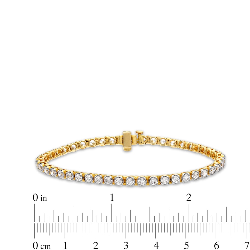 Main Image 4 of 5.0 CT. T.W. Diamond Tennis Bracelet in 10K Gold (L/I2)
