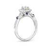 Thumbnail Image 3 of Vera Wang Love Collection Canadian Certified Centre Diamond 0.69 CT. T.W. and Sapphire Engagement Ring in 14K White Gold