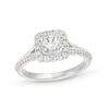 Thumbnail Image 1 of Vera Wang Love Collection Canadian Certified Centre Diamond 0.69 CT. T.W. Split Shank Engagement Ring in 14K White Gold