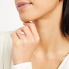 Thumbnail Image 2 of Vera Wang Love Collection Canadian Certified Centre Diamond 0.69 CT. T.W. Split Shank Engagement Ring in 14K White Gold