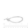 Thumbnail Image 3 of 4.0mm Cuban Herringbone Chain Necklace and Bracelet Set in Solid Sterling Silver