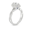 Thumbnail Image 2 of Vera Wang Love Collection Canadian Certified Pear-Shaped Centre Diamond 1.18 CT. T.W. Engagement Ring in 14K White Gold