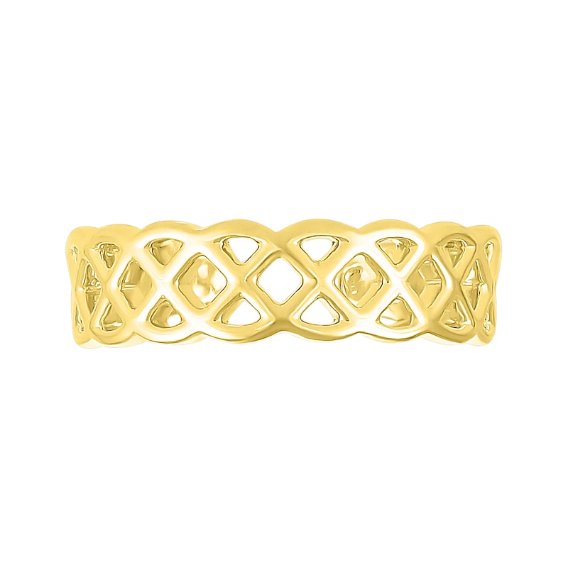 Main Image 3 of Lattice Toe Ring in 10K Gold