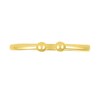 Polished Bead Wrap Toe Ring in 10K Gold