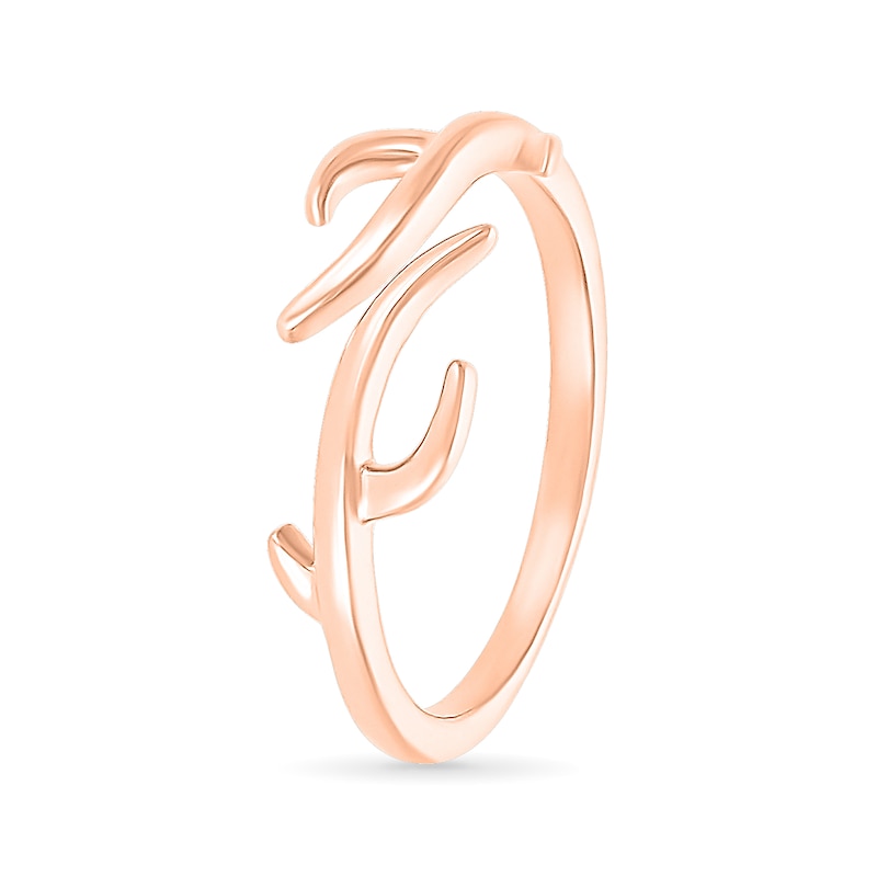 Main Image 2 of Antlers Wrap Toe Ring in 10K Rose Gold