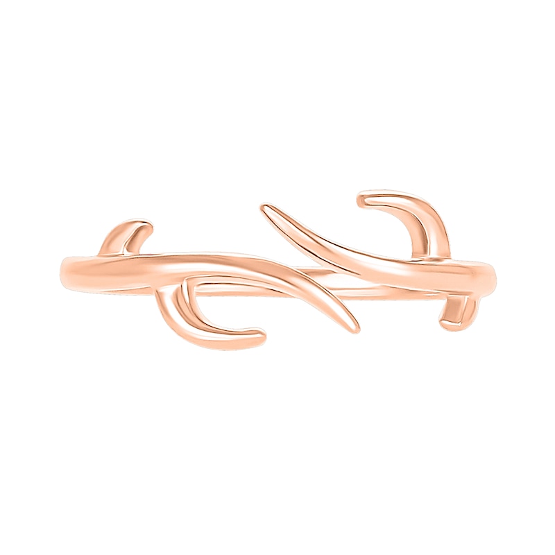 Main Image 3 of Antlers Wrap Toe Ring in 10K Rose Gold