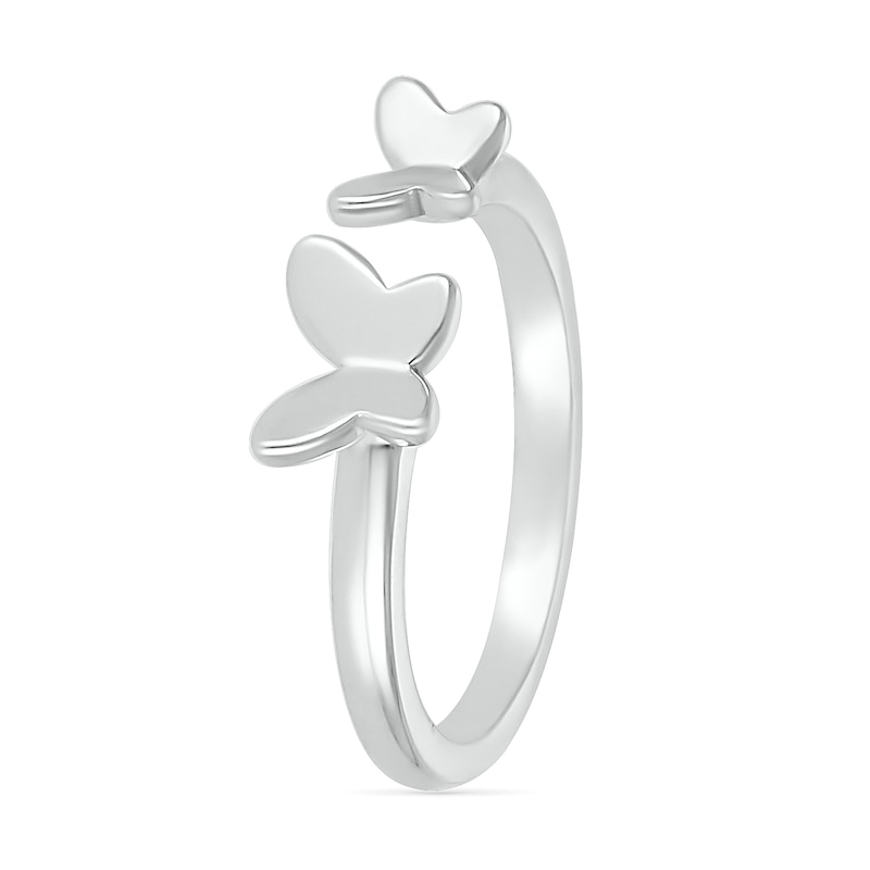 Main Image 2 of Butterflies Toe Ring in Sterling Silver