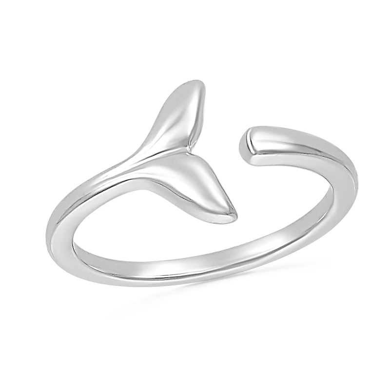 Mermaid Tail Wrap Toe Ring in Sterling Silver