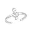 Thumbnail Image 1 of Treble Clef Music Note Toe Ring in Sterling Silver