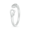 Thumbnail Image 2 of Angel Wings Wrap Toe Ring in 10K White Gold