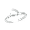 Thumbnail Image 1 of Wish Bone Toe Ring in 10K White Gold