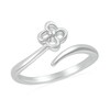 Thumbnail Image 1 of Celtic-Style Flower Wrap Toe Ring in Sterling Silver