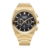 Thumbnail Image 0 of Men's Citizen Eco-Drive® Axiom Chronograph Gold-Tone Watch with Black Dial (Model: CA4582-54E)