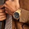 Thumbnail Image 3 of Men's Citizen Eco-Drive® Axiom Chronograph Gold-Tone Watch with Black Dial (Model: CA4582-54E)
