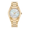 Thumbnail Image 0 of Ladies' Citizen Eco-Drive® Diamond Accent Gold-Tone Watch with Mother-of-Pearl Dial (Model: EW2702-59D)