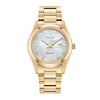 Thumbnail Image 1 of Ladies' Citizen Eco-Drive® Diamond Accent Gold-Tone Watch with Mother-of-Pearl Dial (Model: EW2702-59D)