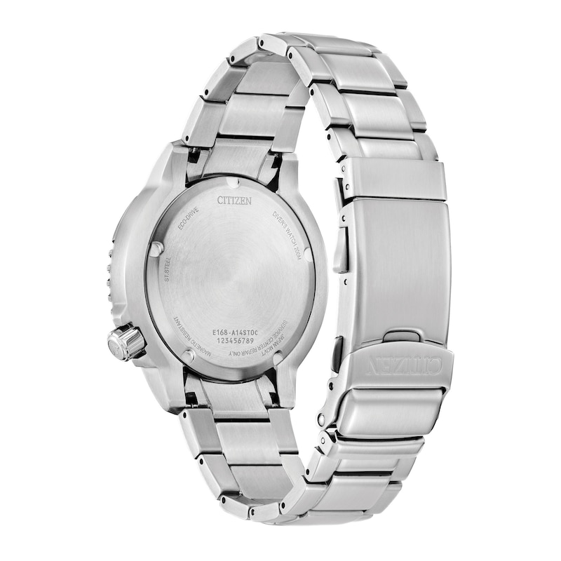Main Image 3 of Men's Citizen Eco-Drive® Promaster Marine Watch with Sunray Grey Dial (Model: BN0167-50H)