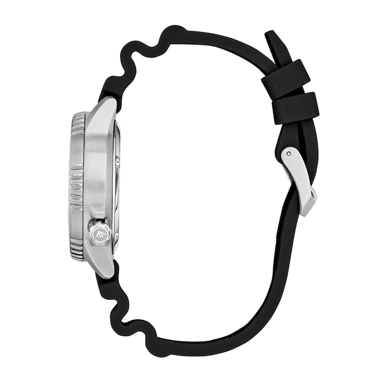 Main Image 2 of Ladies' Citizen Eco-Drive® Promaster Dive Black Rubber Strap Watch with Black Dial (Model: EO2020-08E)