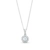 Thumbnail Image 1 of 0.50 CT. T.W. Diamond Frame Pendant in 10K White Gold (J/I3)