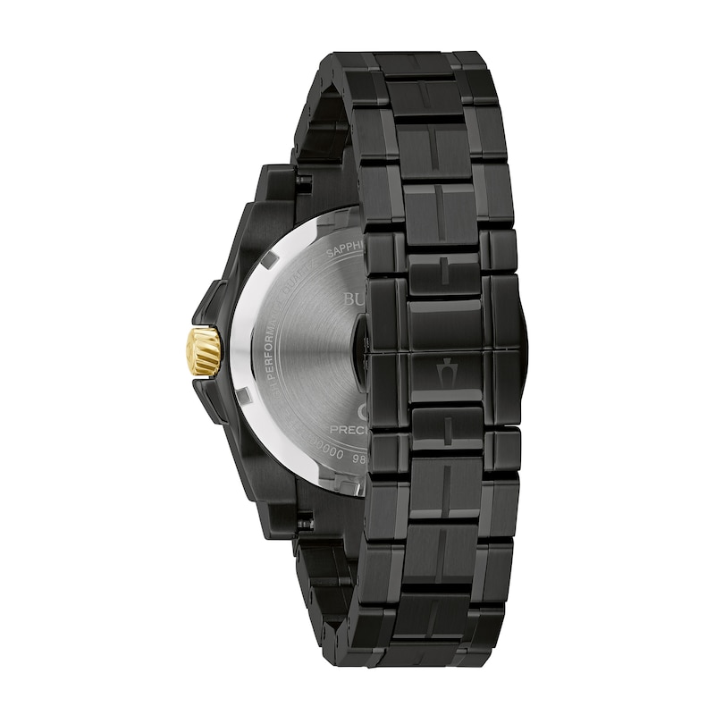 Main Image 3 of Men's Bulova Icon Black IP Watch with Black Dial (Model: 98B408)