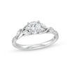 Thumbnail Image 1 of 0.80 CT. T.W. Diamond Vine Cascading Engagement Ring in 14K White Gold (I/I2)
