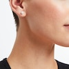Thumbnail Image 2 of 1.00 CT. T.W. Certified Lab-Grown Diamond Solitaire Stud Earrings in 14K White Gold (I/SI2)