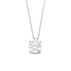 Thumbnail Image 0 of 1.00 CT. Certified Lab-Created Diamond Solitaire Pendant in 14K White Gold (I/SI2)