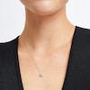 Thumbnail Image 1 of 1.00 CT. Certified Lab-Created Diamond Solitaire Pendant in 14K White Gold (I/SI2)