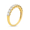 Thumbnail Image 4 of 0.25 CT. T.W. Diamond Miracle Nine Stone Band in 10K Two-Tone Gold