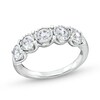 Thumbnail Image 1 of 1.20 CT. T.W. Diamond Miracle Five Stone Band in 10K White Gold