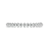 Thumbnail Image 4 of Diamond Accent "X" Flower Band in 10K White Gold
