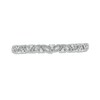 Thumbnail Image 4 of Diamond Accent Vine Vintage-Style Band in 10K White Gold