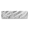 Thumbnail Image 4 of Diamond-Cut Striped 6.0mm Band in 10K White Gold - Size 10