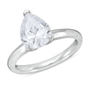 Thumbnail Image 1 of 2.00 CT. Pear-Shaped Certified Lab-Grown Diamond Solitaire Engagement Ring in 14K White Gold (F/VS2)