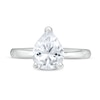 Thumbnail Image 2 of 2.00 CT. Pear-Shaped Certified Lab-Grown Diamond Solitaire Engagement Ring in 14K White Gold (F/VS2)