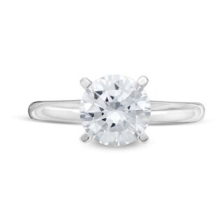 2.00 CT. Certified Lab-Created Diamond Solitaire Engagement Ring in 14K White Gold (F/VS2)