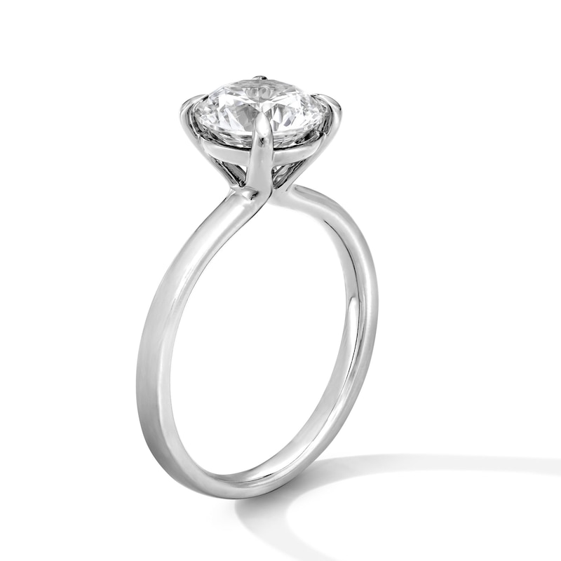 2.00 CT. Certified Lab-Grown Diamond Solitaire Engagement Ring 14K White Gold (F/VS2)