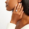 Thumbnail Image 2 of 4 CT. Oval Certified Lab-Grown Diamond Solitaire Engagement Ring in 14K White Gold (F/SI2)