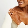 Thumbnail Image 2 of 3 CT. Oval Certified Lab-Grown Diamond Solitaire Engagement Ring in 14K White Gold (F/SI2)