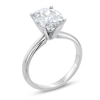 Thumbnail Image 3 of 3 CT. Oval Certified Lab-Grown Diamond Solitaire Engagement Ring in 14K White Gold (F/SI2)