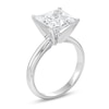 Thumbnail Image 3 of 4 CT. Certified Princess-Cut Lab-Grown Diamond Solitaire Engagement Ring in 14K White Gold (F/SI2)
