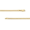Thumbnail Image 2 of 2.8mm Curb Chain Necklace and Bracelet Set in Hollow 10K Gold